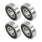Set of 4 Deep Groove Ball Bearings for Various Applications (28x68x18mm)