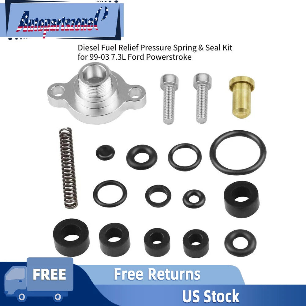 Diesel Fuel Relief Pressure Spring & Seal Kit for Ford Powerstroke (1999–2003)