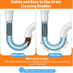 Drain Cleaning Bladder for Clogged Sewer Pipe Snake Garden Hose Tool