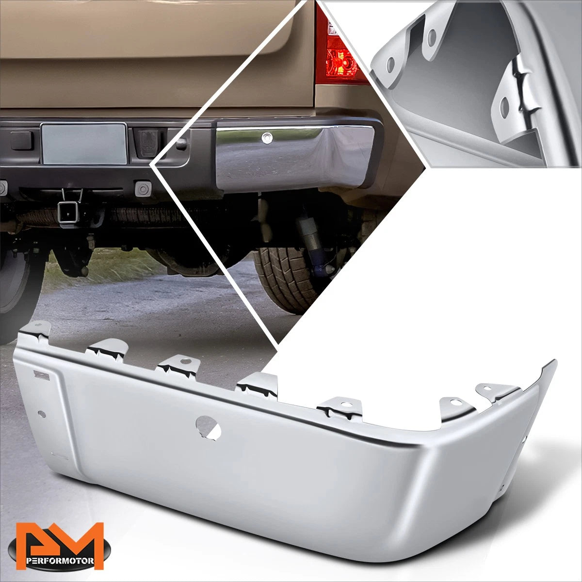 Right Rear Bumper End Cap for Silverado/Sierra Fleetside (2007–2014)