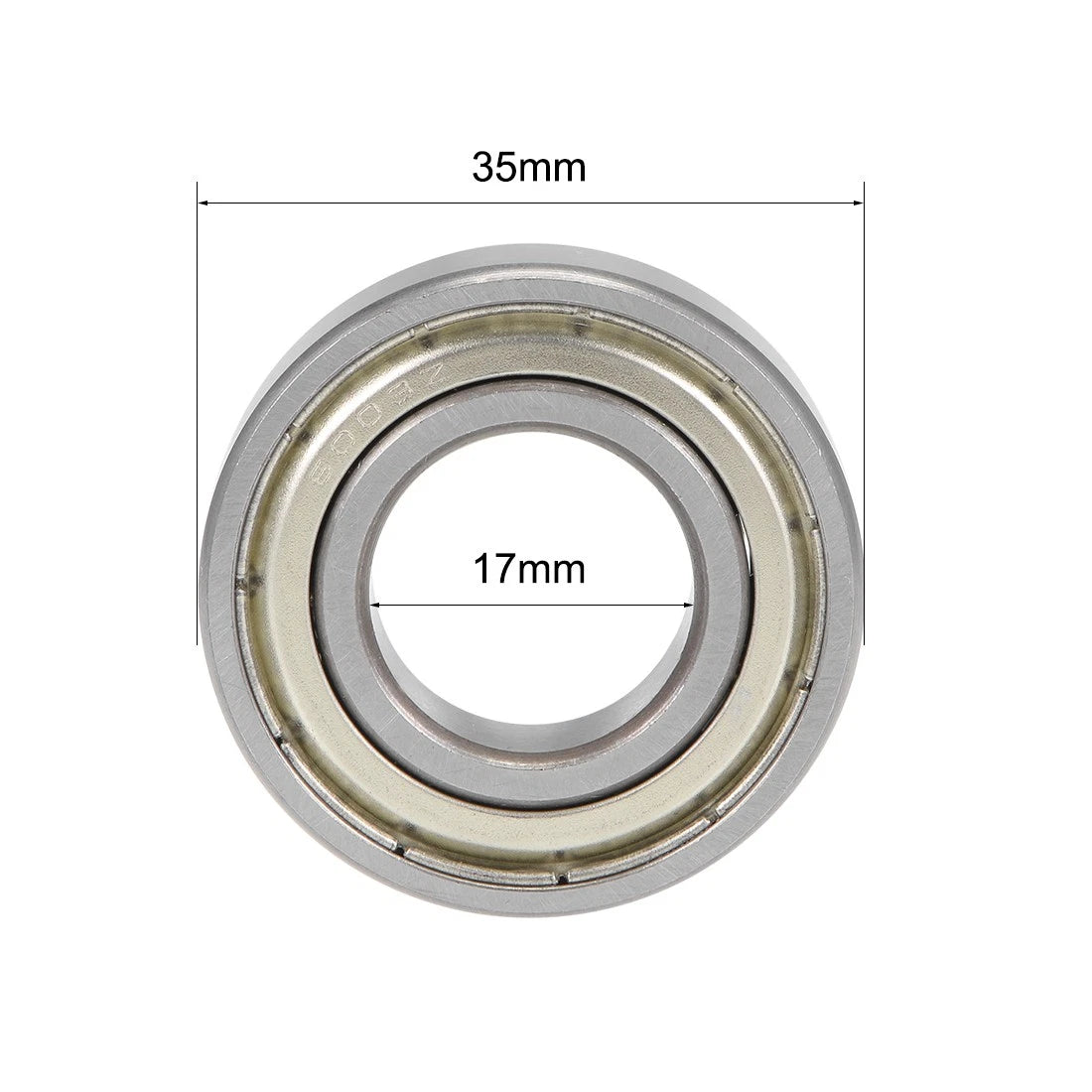 Set of 2 Deep Groove Ball Bearings 6003ZZ for BMW (2000–2023)