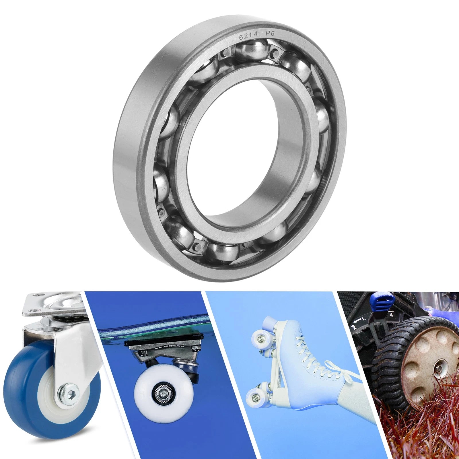 Deep Groove Ball Bearing 70x125x24mm for Scooter Skateboard (1 Pc)