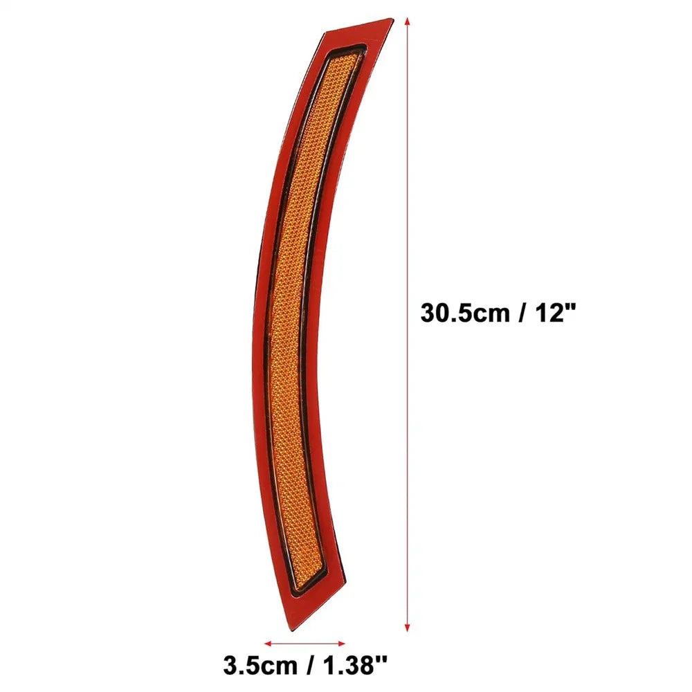 Yellow Lens Front Bumper Side Marker Reflectors for BMW X5 (2014-2016)