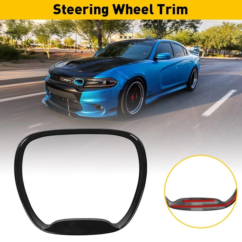 Steering Wheel Trim Ring for Dodge Challenger Charger Durango (2015–2022)