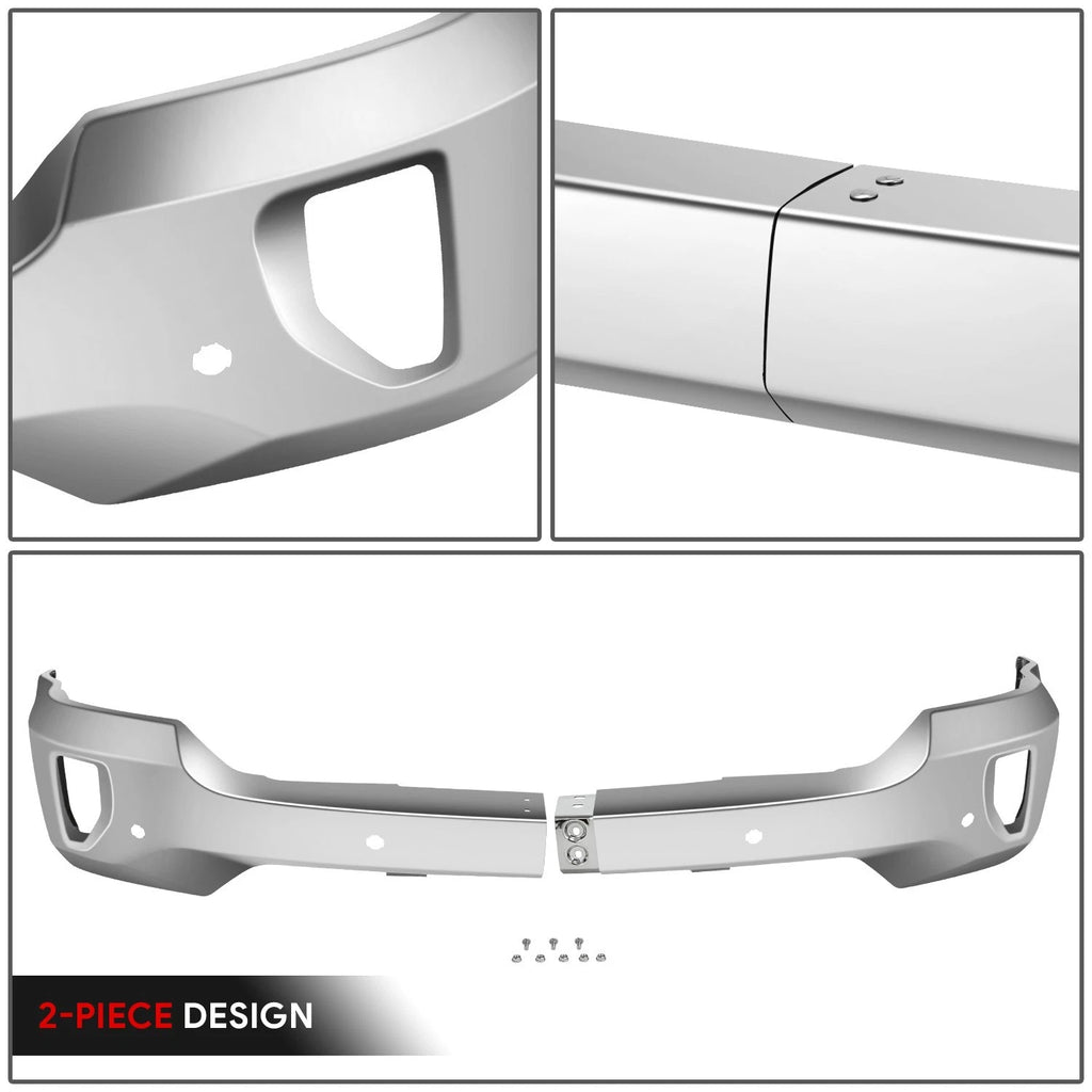 Front Bumper Face Bar for Chevrolet Silverado 1500 LD (2016–2019) Chrome