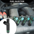 Fuel Injector No. 53032704AB for Dodge Ram 1500 (2004–2007) 4.7L Black