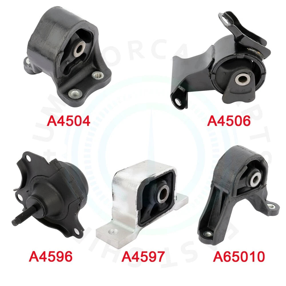 Set of 5 Engine Motor Transmission Mounts for Honda Element (2003–2011)