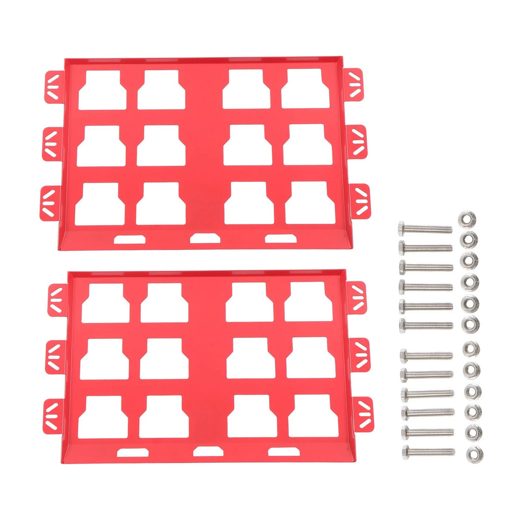 2X Mounting Plates for Tool Storage System Red Tool Box (100 lbs)