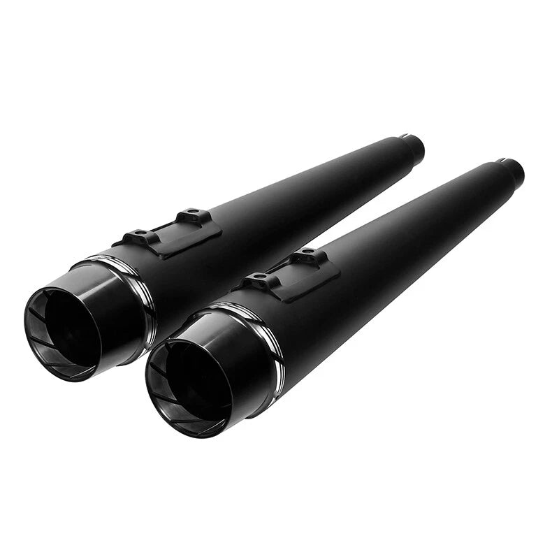 4" Slip-on Megaphone Mufflers Exhaust Pipe for Harley Street Glide (1995–2016)