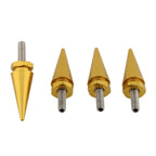 4 x 5mm Gold Spike Windscreen Screw Bolts for Harley Touring Road Glide (1998-2025)