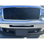 Bottom Lower Bumper Mesh Grille for Sierra 1500 Denali (2007–2013) Gloss Black
