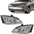 Set of 2 Halogen Headlights for Ford Focus ZX4 ST (2005–2007)