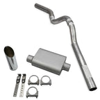 3" Exhaust Kit for Ford F-150 (1987–1997) - Dual Chamber, Slash Exit