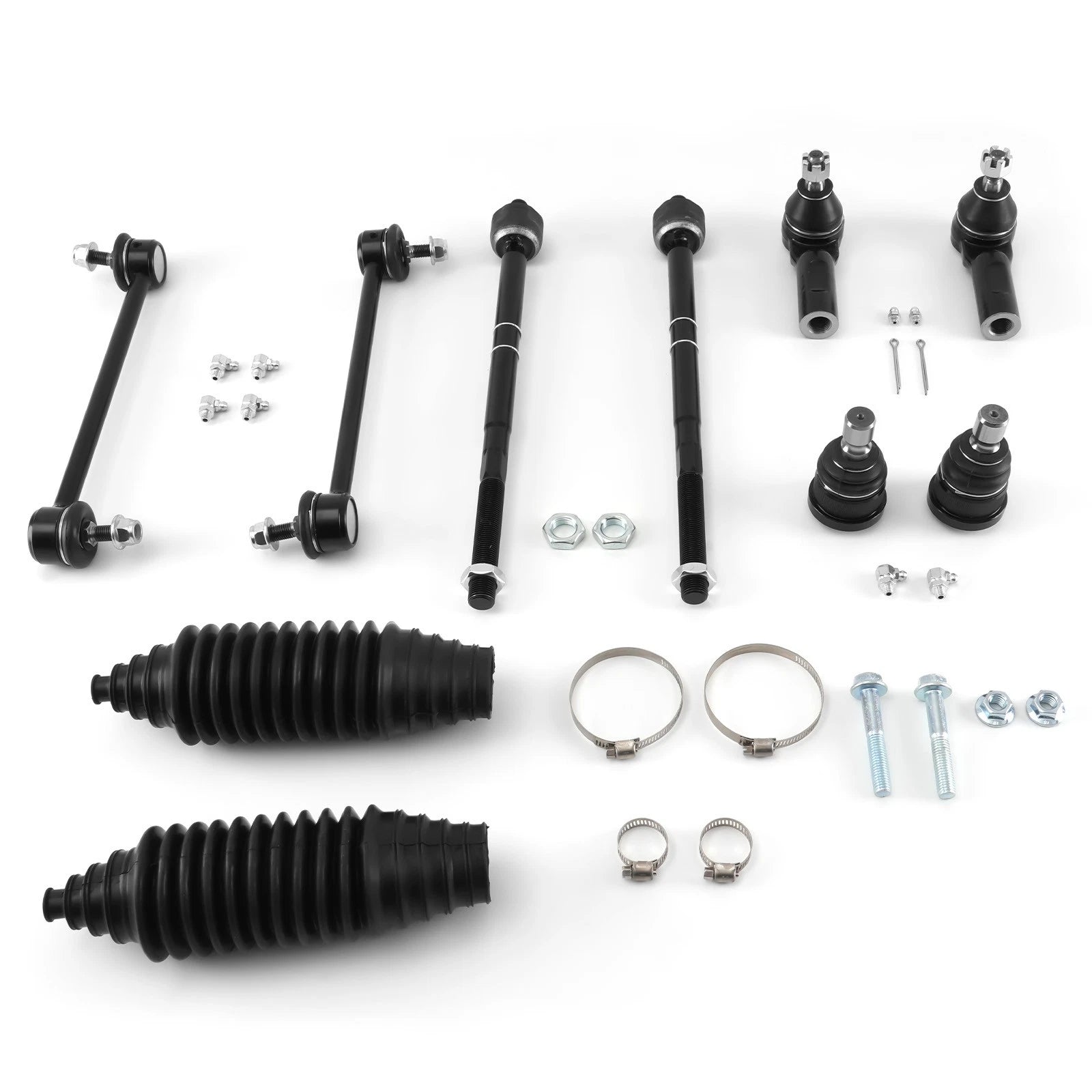 10PC Front Tie Rod End Sway Bar Link Ball Joint for Ford Escape (2001–2004) ES3631