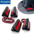 Set of 4 Heavy-Duty Rubber Wheel Chocks – Non-Slip