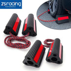 Set of 4 Heavy-Duty Rubber Wheel Chocks – Non-Slip