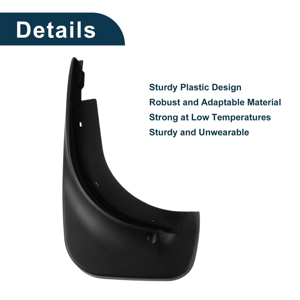 Set of 4 Mud Flaps Splash Guards for Volkswagen Touareg (2005–2010)