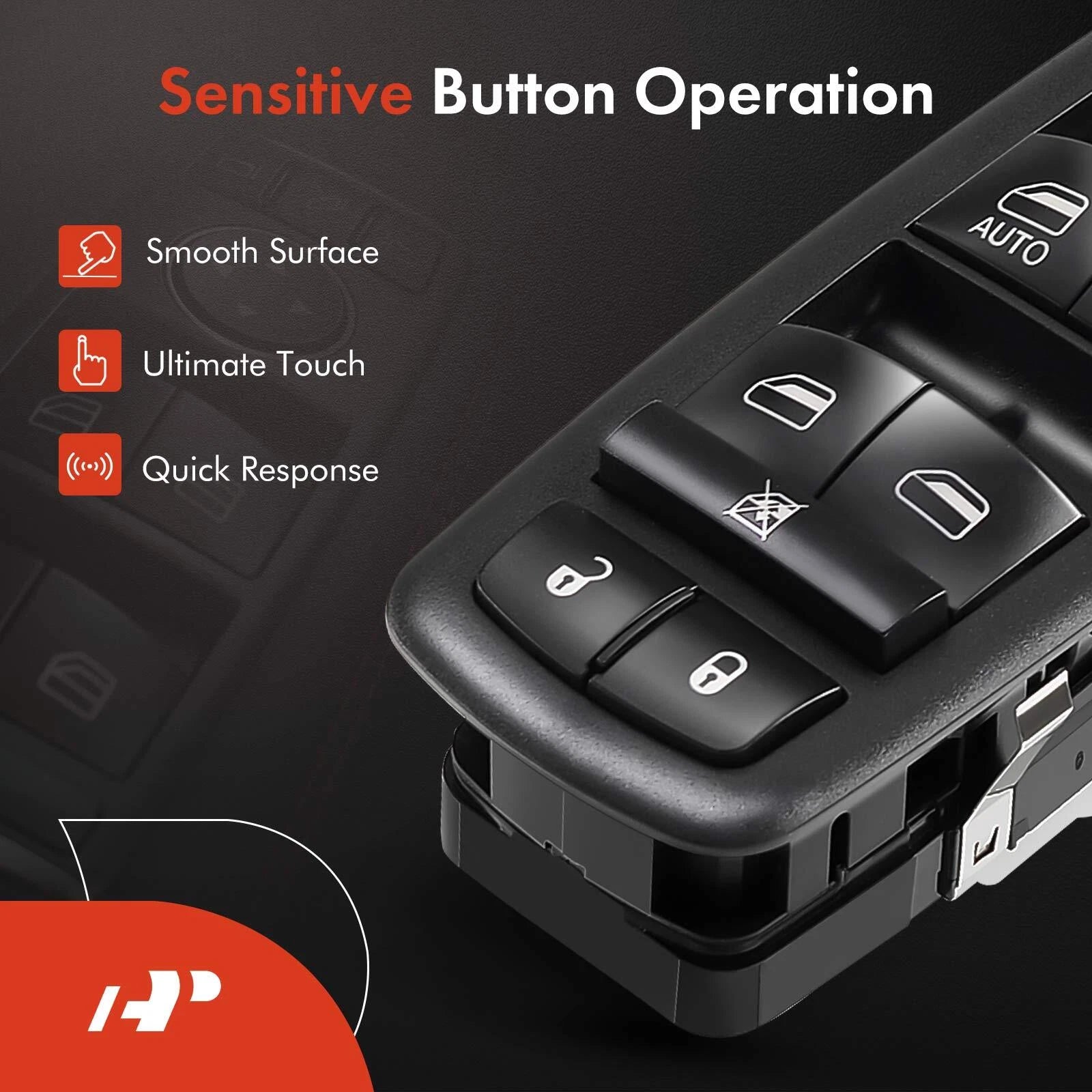Front Left Power Window Switch for Jeep Grand Cherokee (2014-2018)