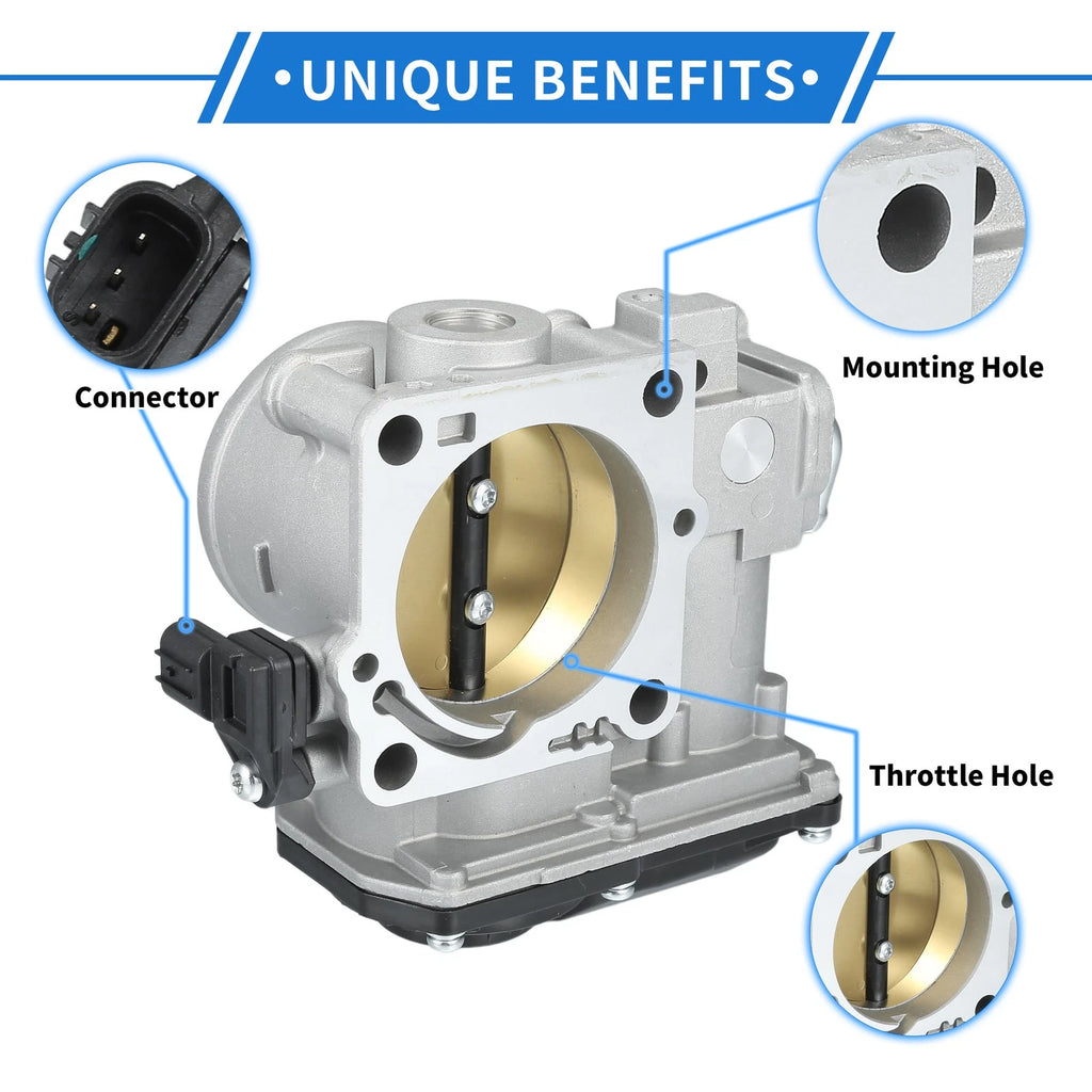 Throttle Body for Honda Accord 3.0L V6 (2003–2004) - No.16400-RKB-003