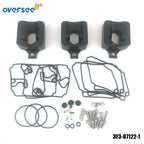 3X Carburetor Repair Kit 3F3-87122-1 for Tohatsu Outboard M 60B/70B (2003–UP)