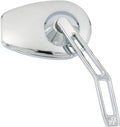 Pro One Micro Mirror V2 Cut Stem Right Chrome for Harley Indian Metric Cruisers