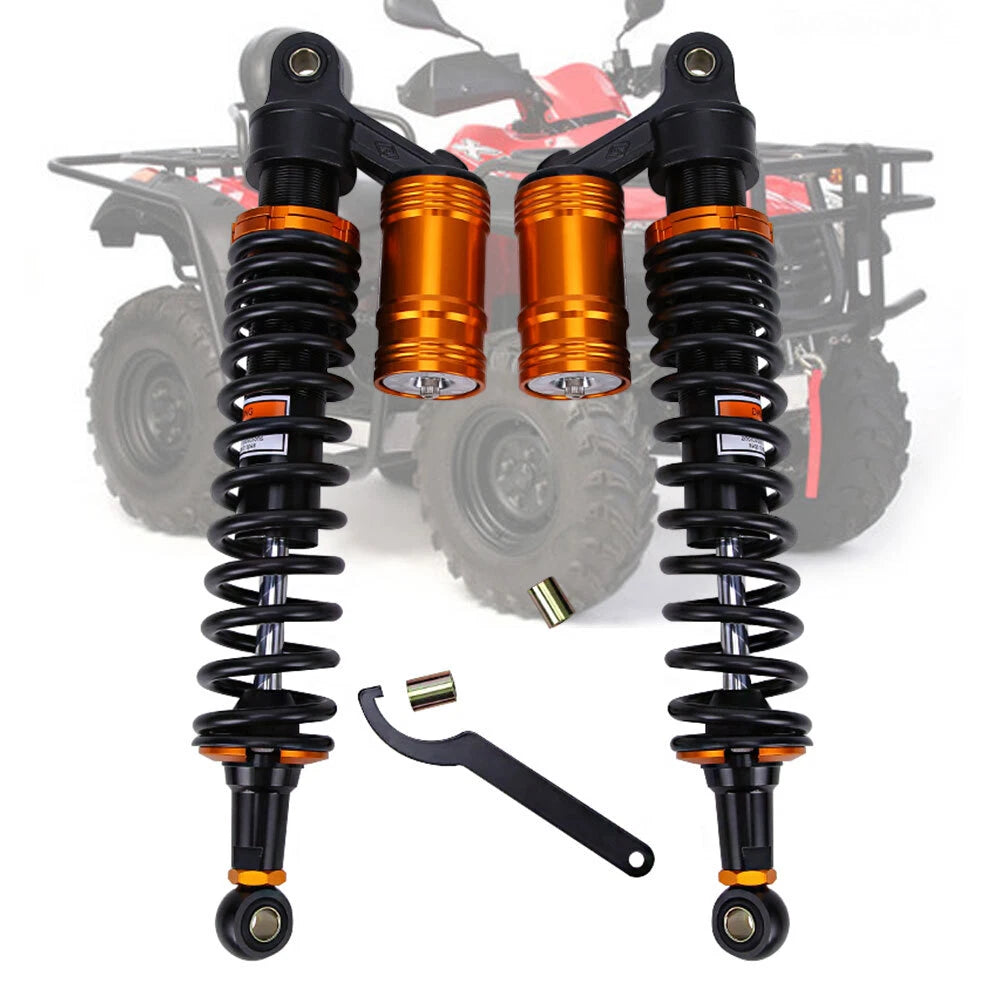 Set of 2 Front Air Shock Absorbers for Motorcycle ATV (Universal 15.75")