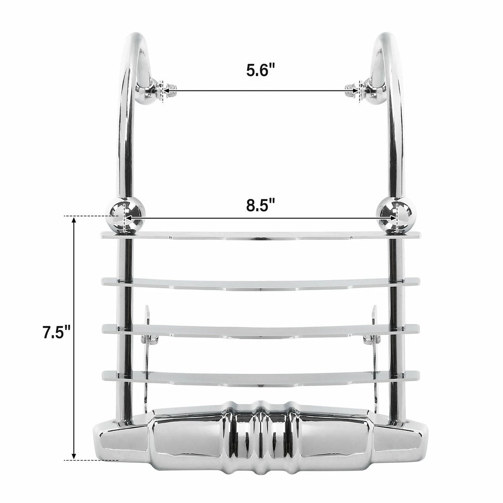 Rear Bumper Cheese Grater Grill for Harley Heritage Springer FLSTS (1997–2003)