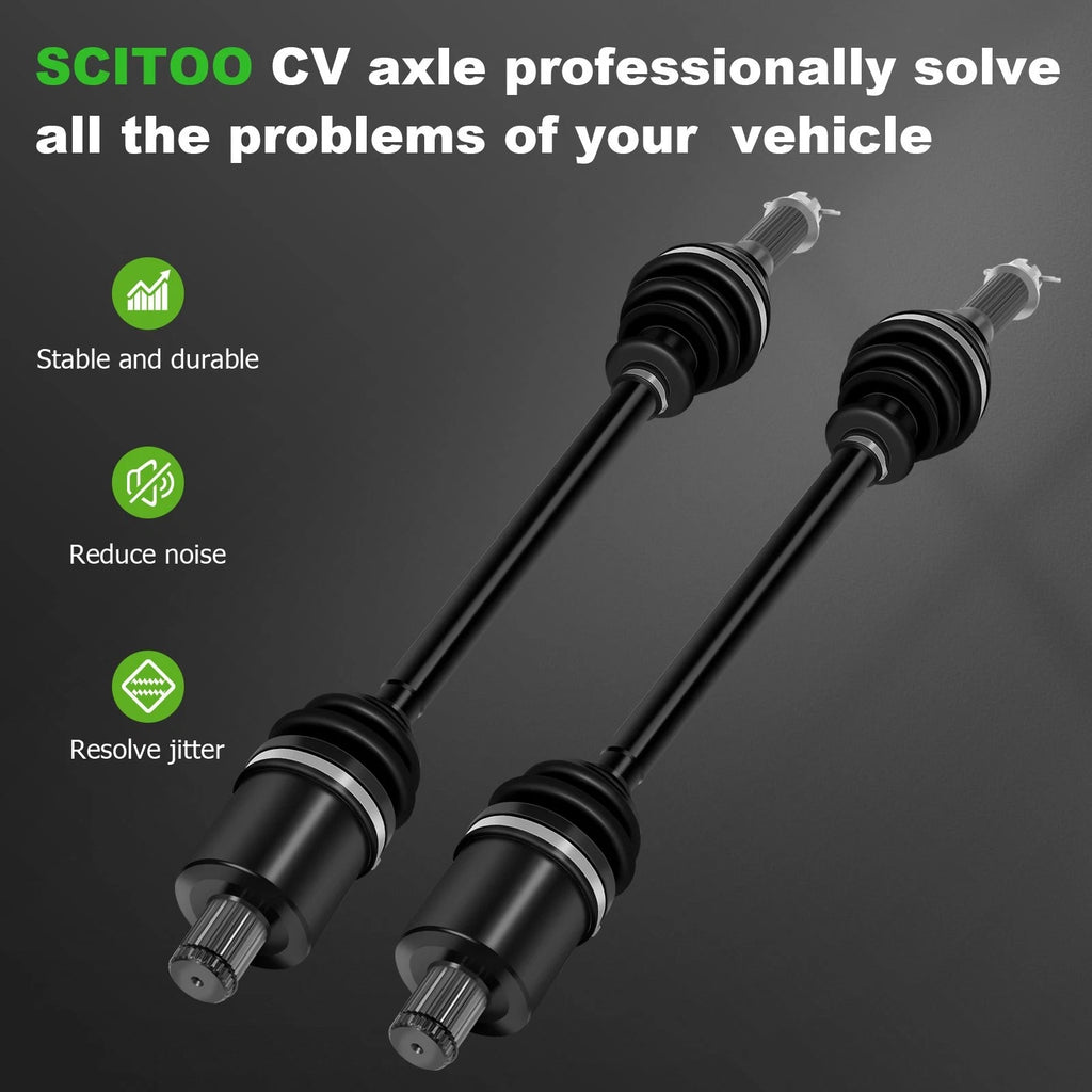 Set of 2 Rear Half Shaft CV Axles for Polaris Ranger XP 900 (2013–2017)