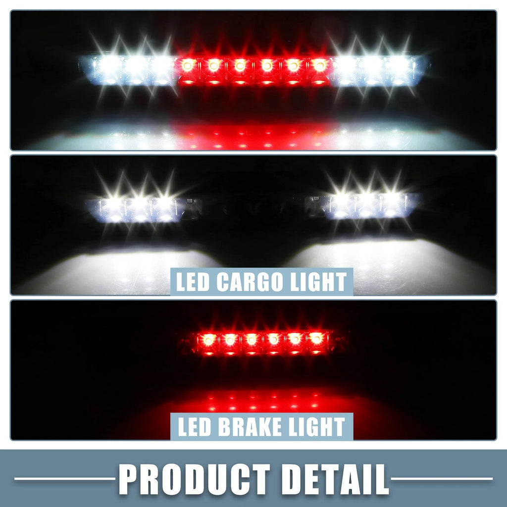 High Mount Stop Light 55077263AB for Dodge Ram 1500/2500 (2002–2008) Smoked Lens