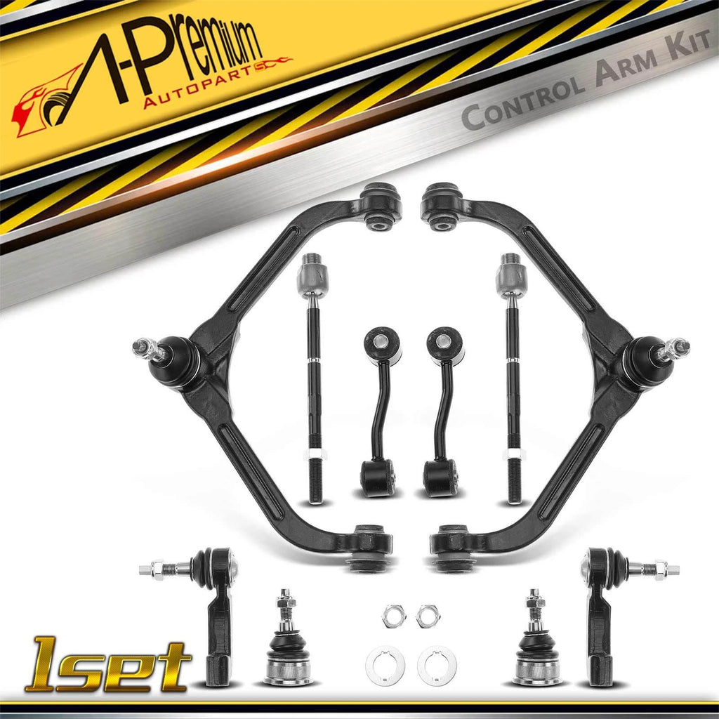 10x Control Arm, Sway Bar Link & Tie Rod for Jeep Liberty (2002–2004)