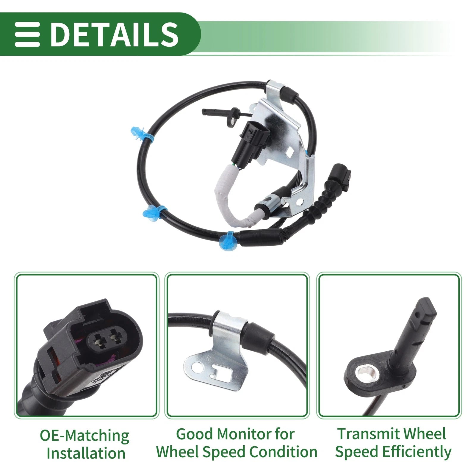 ABS Wheel Speed Sensor No. 47510TVAA03 for Honda Accord (2018–2022)