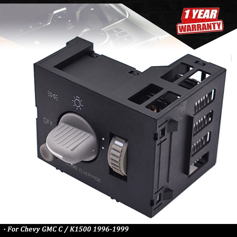 Dash Mounted Headlight Dimmer Switch for Chevy GMC C/K1500 (1996–1999)