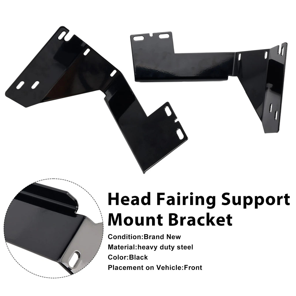 Steel Head Fairing Support Mount Bracket for Road Glide (1998–2013, 2015, 2018, 2020)