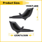 Set of 2 Front Bumper Fog Light Hole Covers for Hyundai Accent (2012-2017)