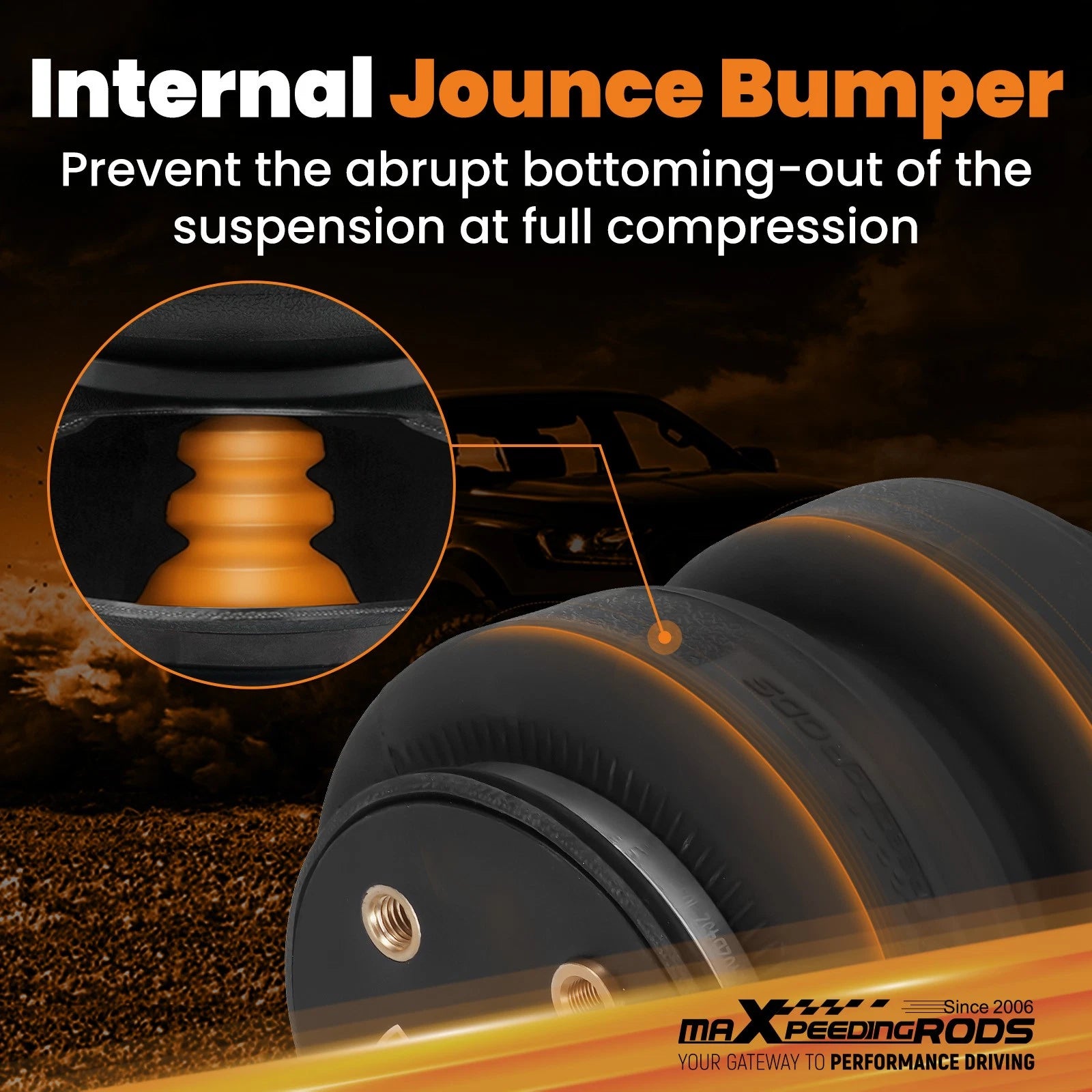 Air Suspension Bags Kit for Ford F-350 Super Duty 4WD (2023–2024)
