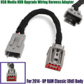 CarPlay USB Media Center Hub Upgrade Wiring Harness Adapter for RAM Classic (2014–Present)
