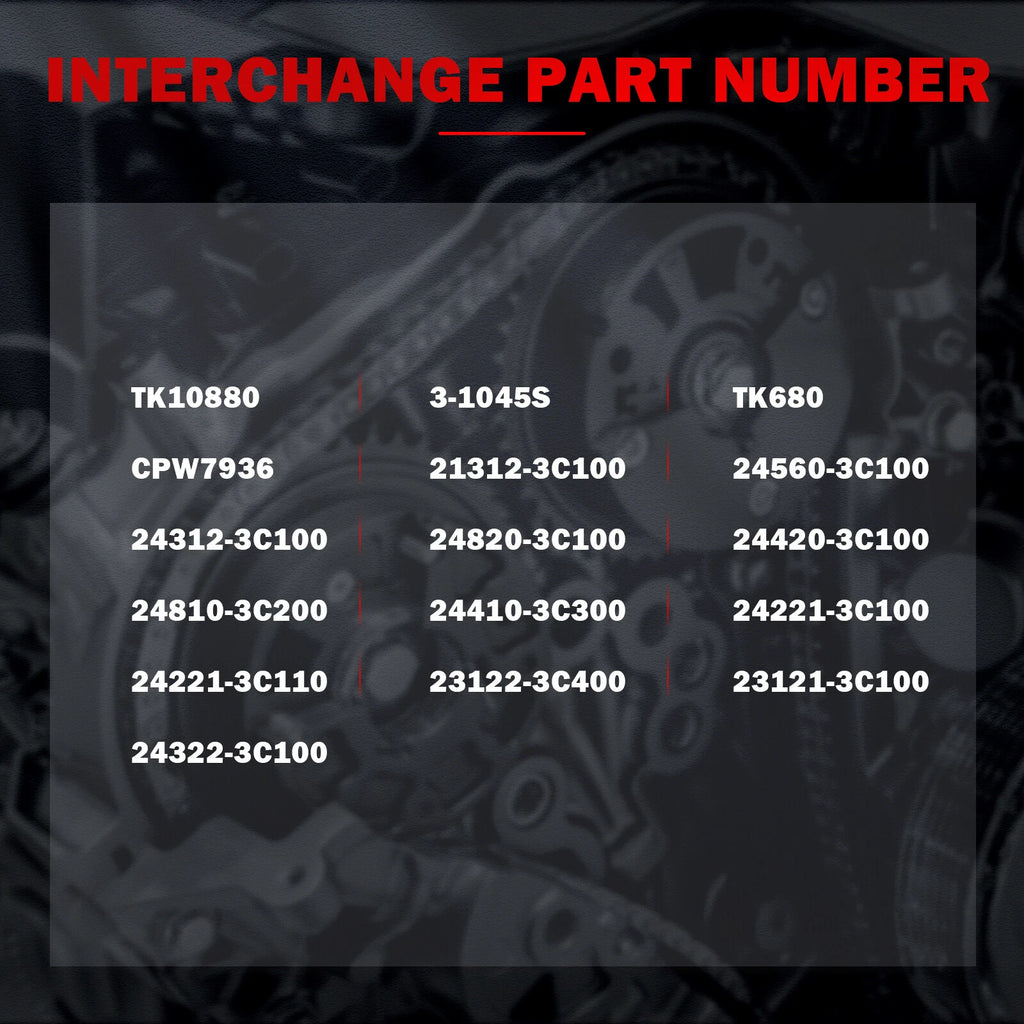 Timing Chain Kit for Hyundai Veracruz (2007-2012) & Sonata (2006-2010)