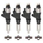 Set of 4 Fuel Injectors for Isuzu NPR NPR-HD 4HK1 (2001–2007)