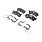 Set of 4 NAO Brake Pads for Mazda Protégé (2001–2003)