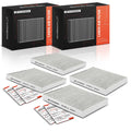 Set of 4 Activated Carbon Cabin Air Filters for BMW 530i 540i 740i 750i (2017–2023)