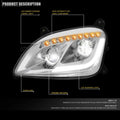 LED Sequential Signal/DRL Headlight for Peterbilt 587 (2011–2018) & 579 (2013–2020)