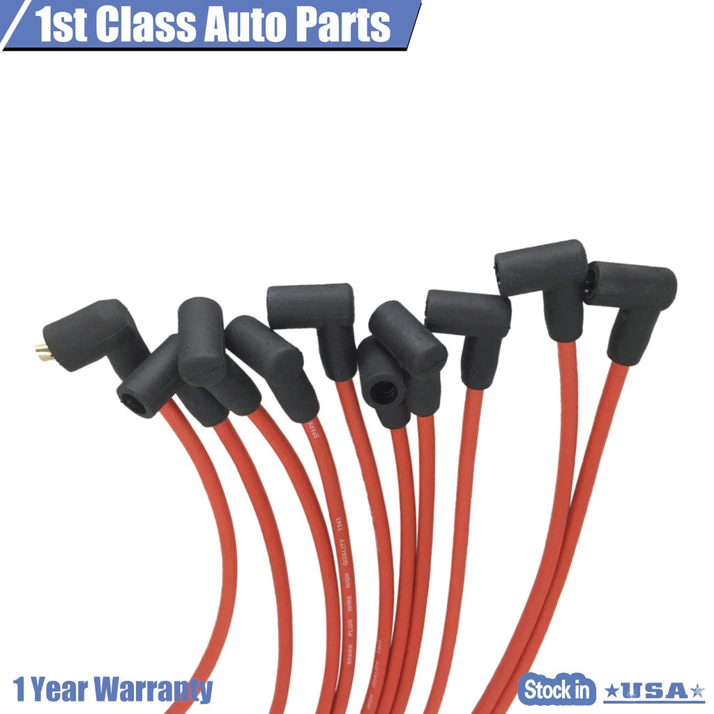 Set of 8 Spark Plug Wires for Chevy GMC LS1 Vortec Cadillac (1999–2007)