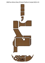 Swim Platform Cockpit Pad for Four Winns Vista 278 (2008) - EVA Foam Deck Flooring