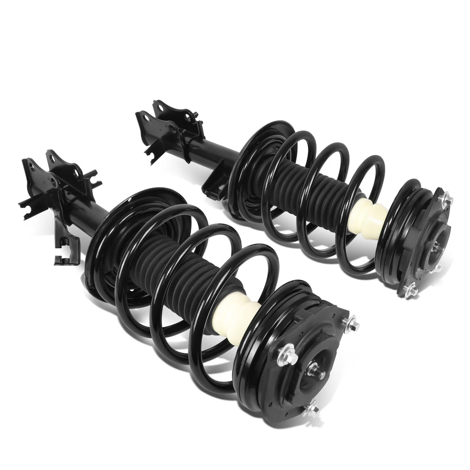 Front Struts with Coil Spring for Nissan Sentra (2007–2012) - Powder-Coated Black