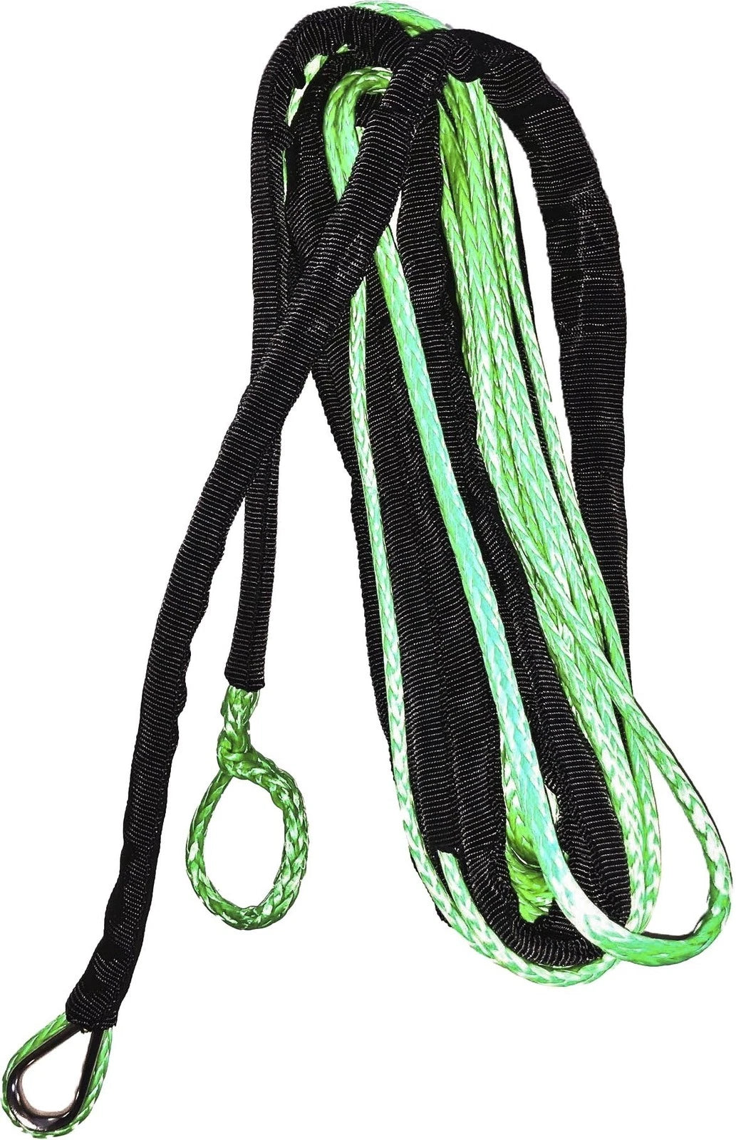 Synthetic Winch Rope 3/16" x 50 ft. Green for ATV/UTV Winches (OPEN TRAIL)