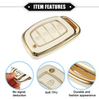 Set of 4 TPU Key Fob Covers for Hyundai Elantra Sonata (2011–2020)