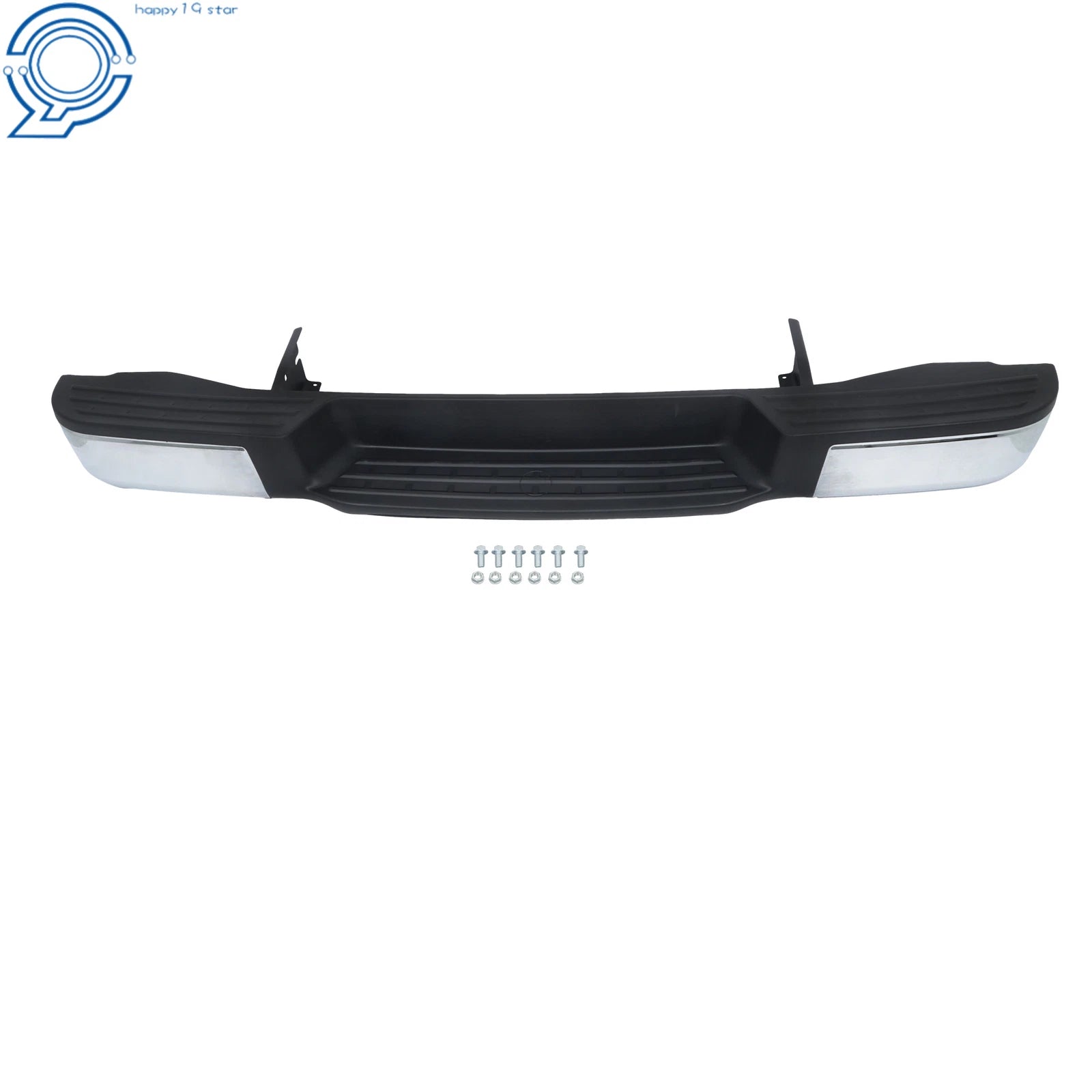 Chrome Rear Step Bumper Assembly for Nissan NV1500 NV2500 (2012–2021)