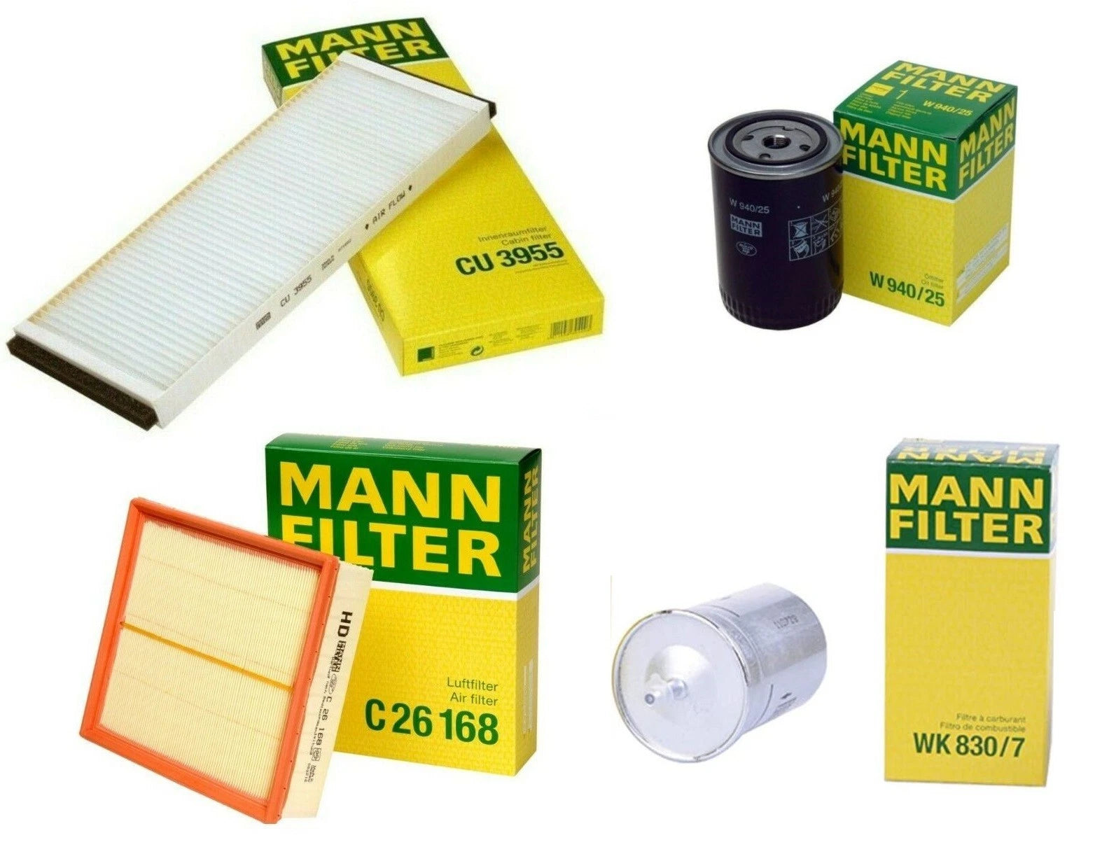 Oil Air Paper Cabin Fuel Filter Kit for Audi A4 Quattro, VW Passat (1996–2005)