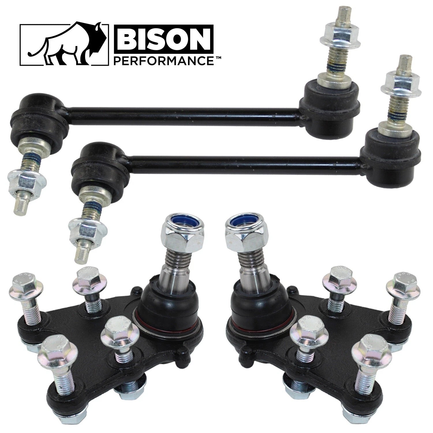 4pc Front Sway Bar Link Lower Ball Joint Kit for Chevrolet GMC