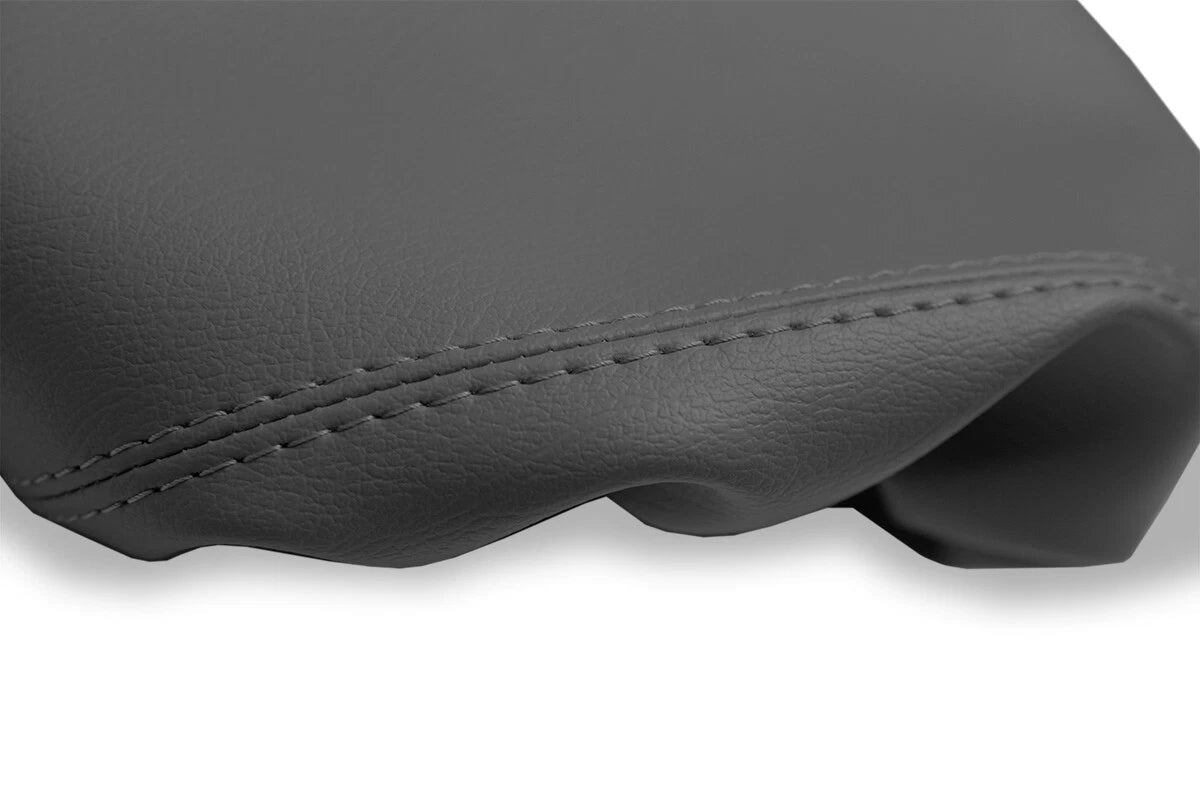 Leather Console Lid Pull Over Cover for Volvo XC90 (2003–2014) Gray
